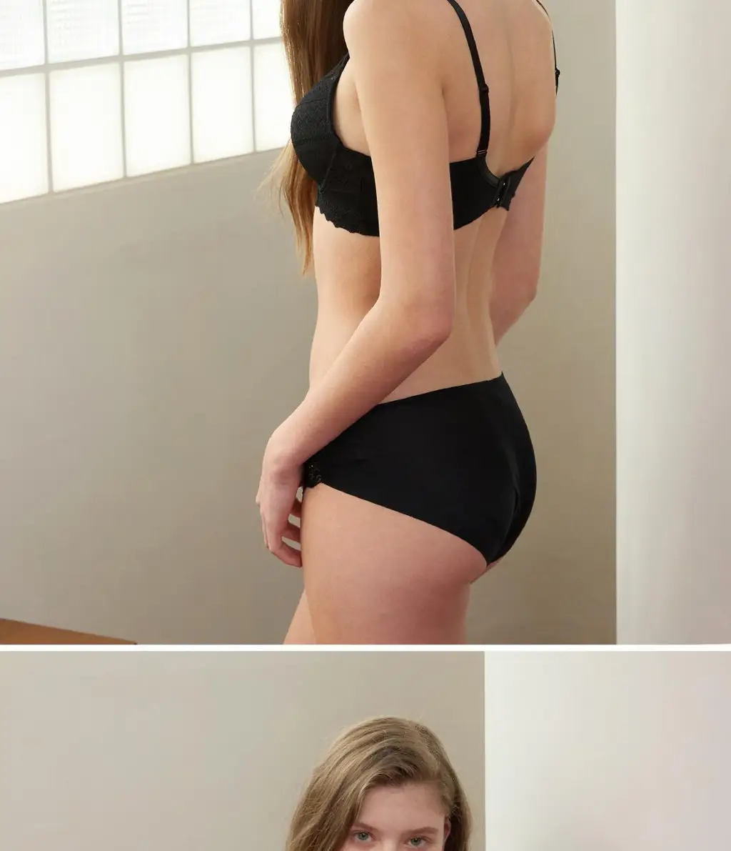 [Wonderbra] 로맨틱 레이스 노와이어 브라팬티 2종세트 블랙 WBW5N19_T 상세페이지 18